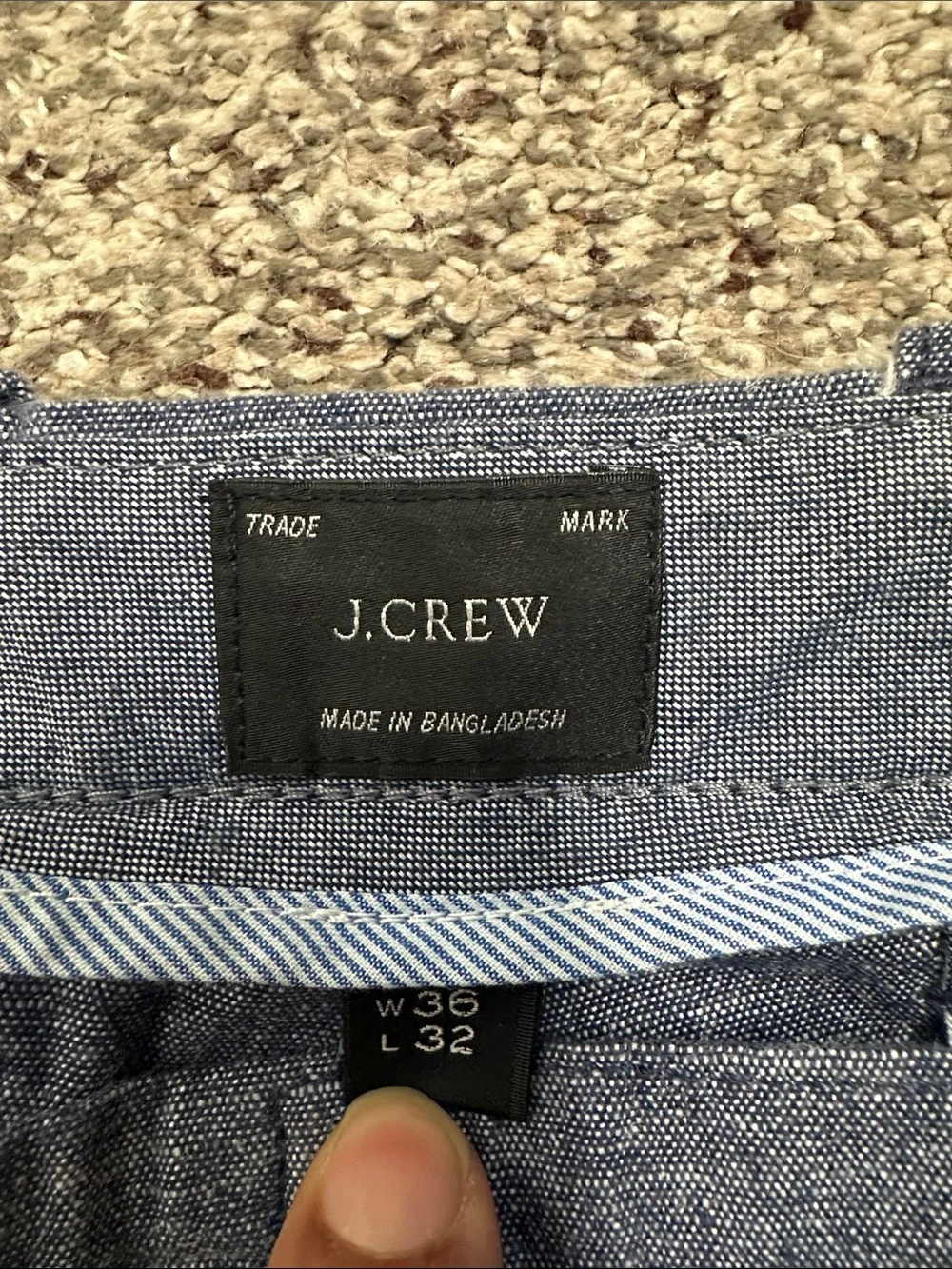 J crew 484 slim fit Men's Blue Dress Pants size 36W32L